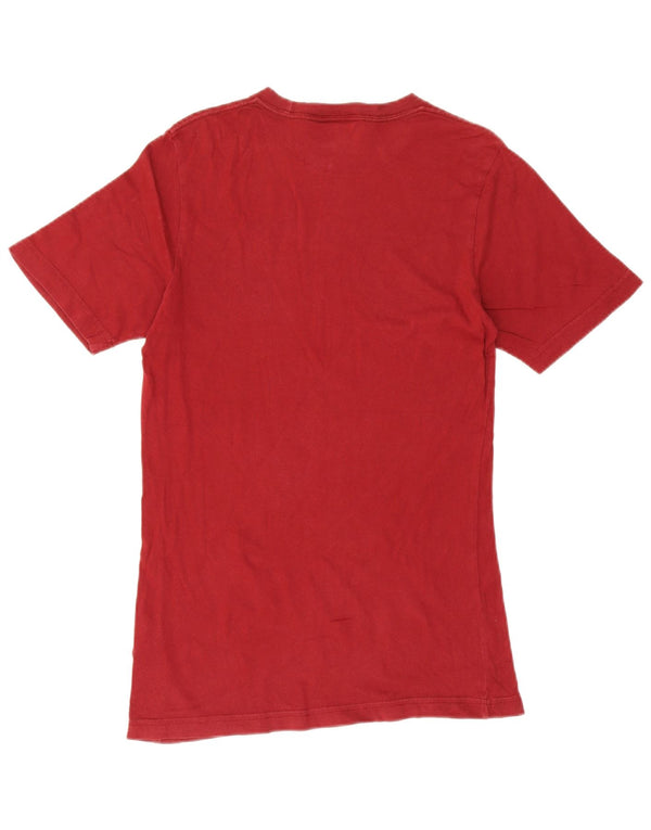 T-shirt da uomo Adidas Top XS rossa in cotone