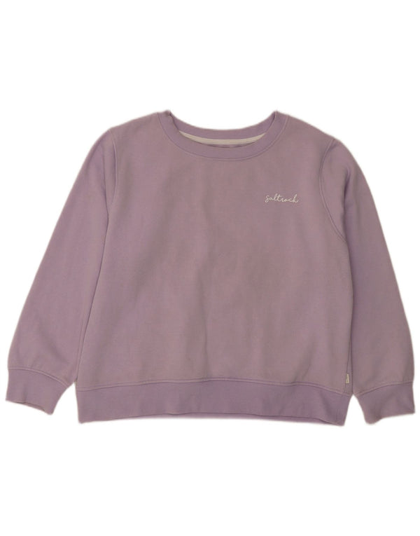 Saltrock Dame Sweatshirt Jumper UK 18 XL Lilla Bomuld