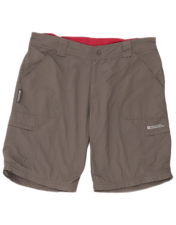 Pantalones cortos tipo cargo para mujer de Mountain Warehouse UK 44 Large W34 Nylon gris