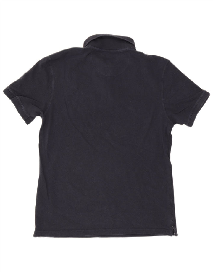 Barbour Mens Polo Shirt XL Navy Blue Cotton
