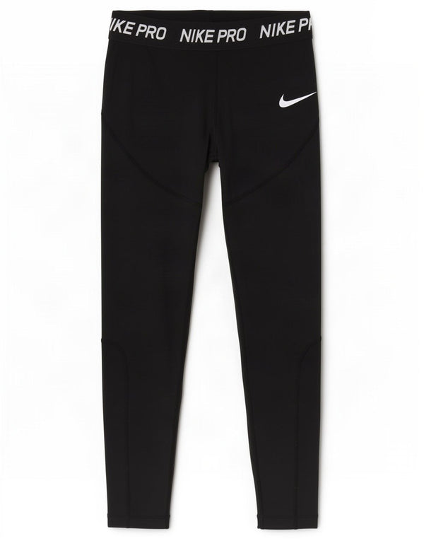 Leggings grafici Nike per ragazze Dri Fit 8-9 anni piccoli neri