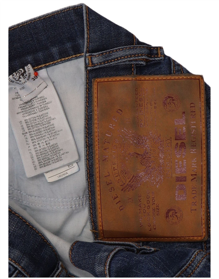 Diesel Womens Slim Jeans W30 L30 Blue Cotton