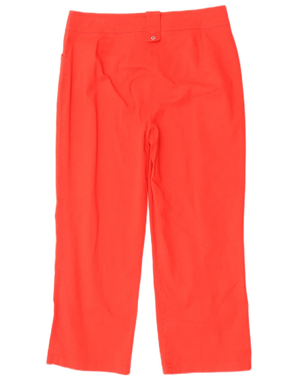 Pantaloni corti dritti da donna Roxy EU 40 Medium W30 L23 Cotone rosso