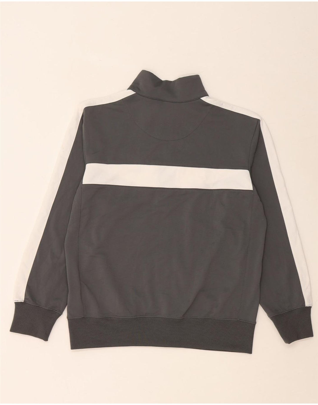 NIKE Boys Tracksuit Top Jacket 12-13 Years Large Grey Colourblock