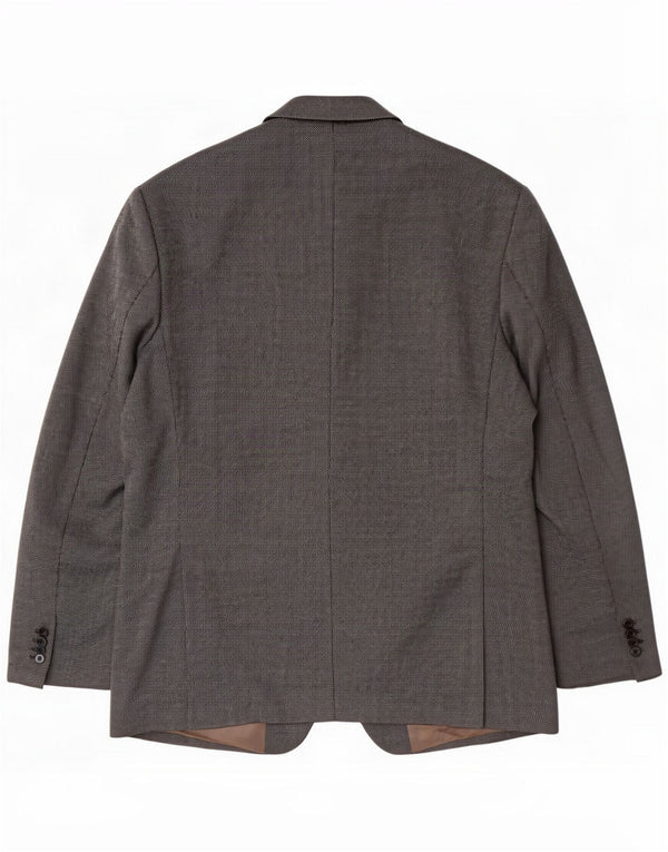 Wellington Veste blazer à 3 boutons pour homme UK 46 3XL Gris Laine
