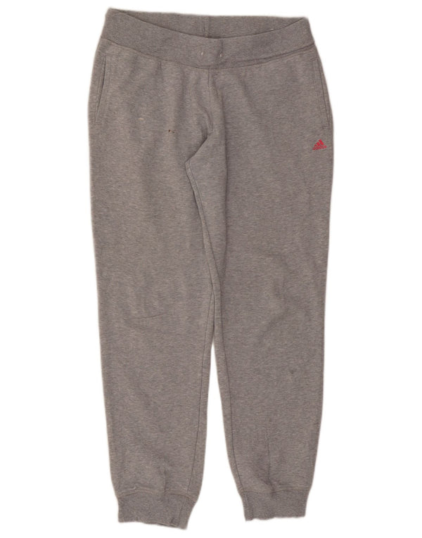 Adidas Ženske Climalite Trenirke Hlače Joggers UK 12/14 srednje sive