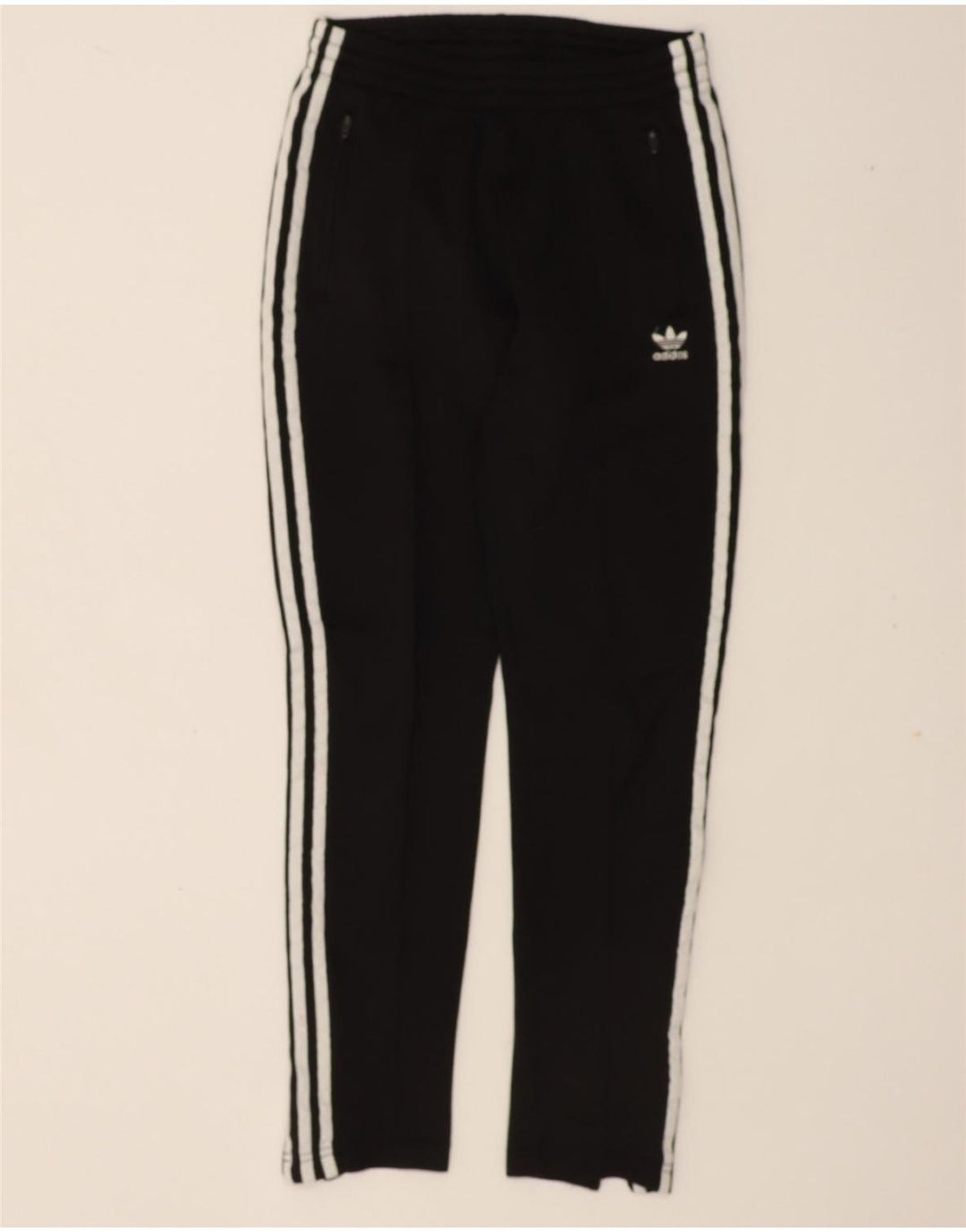 ADIDAS Womens Tracksuit Trousers UK 8 Small  Black Polyester Vintage Adidas and Second-Hand Adidas from Messina Hembry 