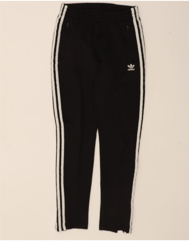 ADIDAS Womens Tracksuit Trousers UK 8 Small  Black Polyester Vintage Adidas and Second-Hand Adidas from Messina Hembry 