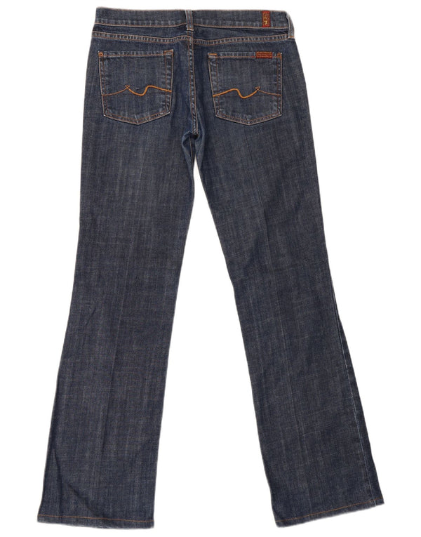 Женские джинсы Bootcut 7 For All Mankind W29 L32, синий хлопок