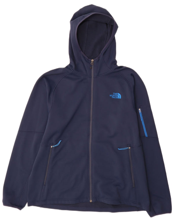 The North Face Mens Hooded Tracksuit Top Jacket XL Navy Blue