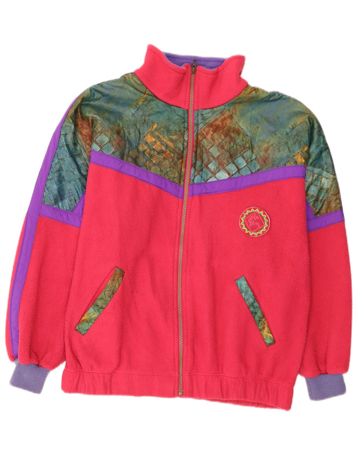 Jachetă polară pentru bărbați Santo Stefano UK 38 Medium Pink Check Poliester