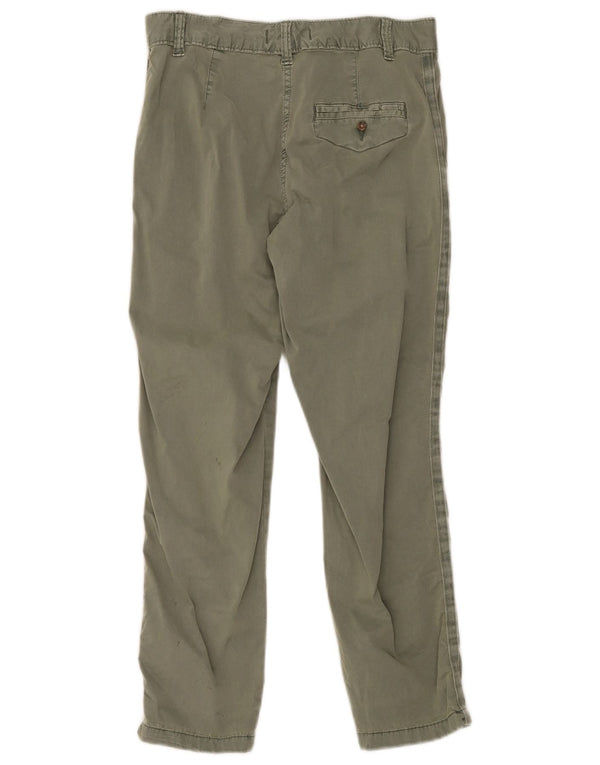 Marks & Spencer Γυναικείο ίσιο παντελόνι Chino UK 10 Small W30 L26 Khaki