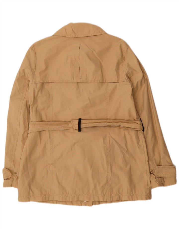 Tommy Hilfiger Womens Trench Coat UK 14 Medium Beige Cotton