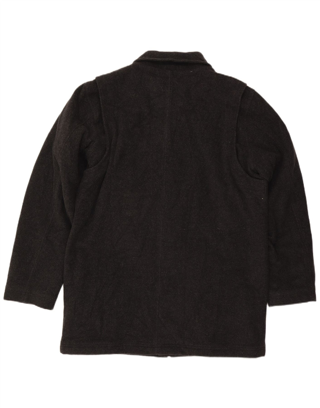 L.L.Bean Abrigo alto para hombre UK 40 Lana gris grande