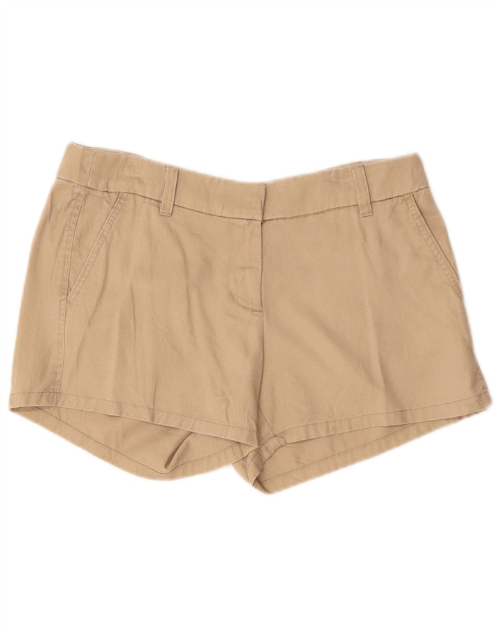 J. CREW Womens Chino Shorts US 6 Medium W30  Beige Cotton