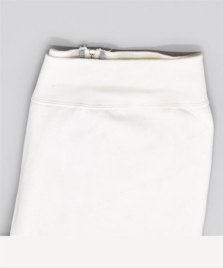 Giacca da tuta da donna NIKE UK 12 cotone bianco medio