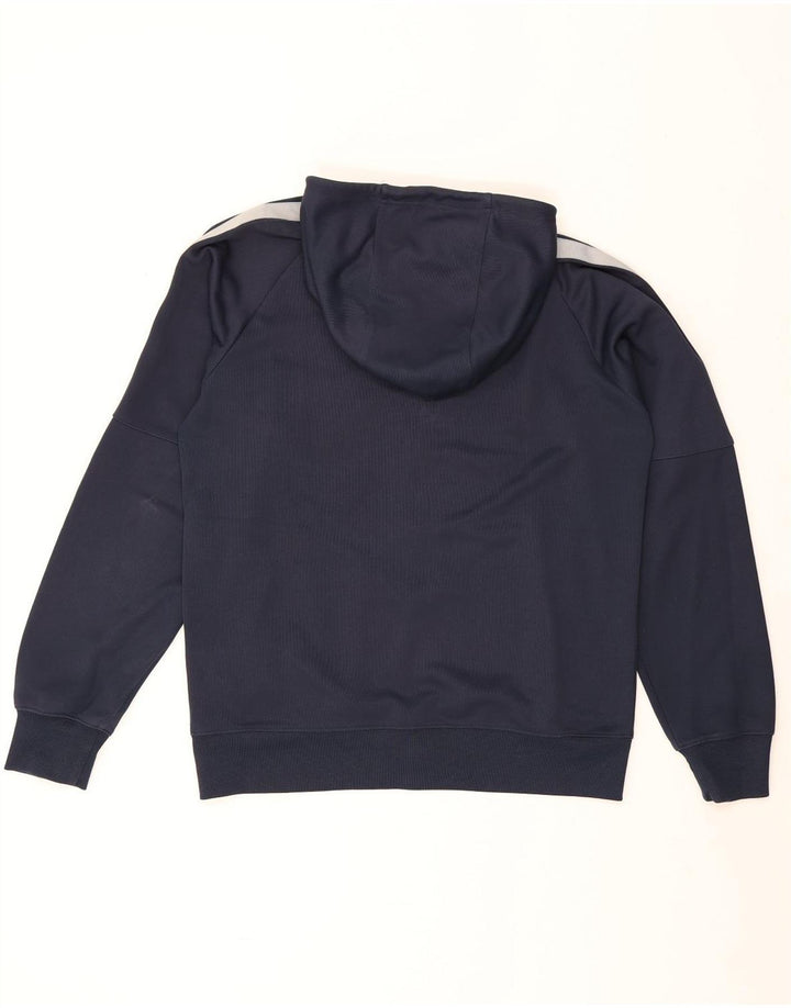Nike Pull à capuche zippé pour homme en polyester color block bleu marine moyen