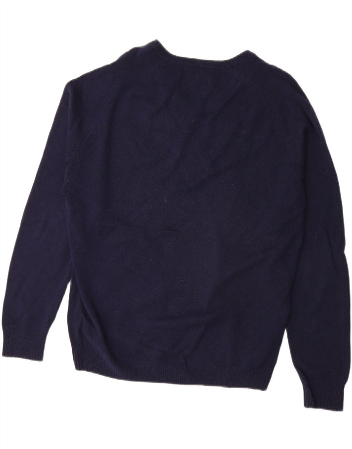 MARKS & SPENCER Maglione da uomo con scollo a V vestibilità regolare blu navy medio