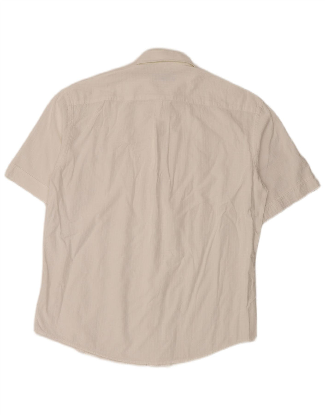 Sergio Tacchini Mens Shirt Large White Cotton Classic