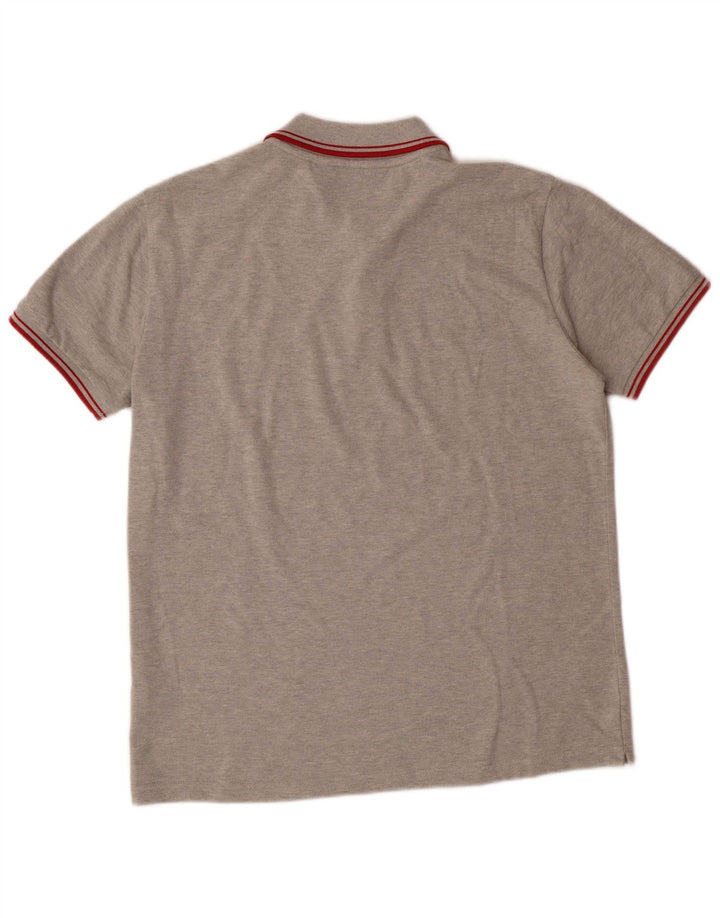 Kappa Mens Polo Shirt XL Grey Cotton