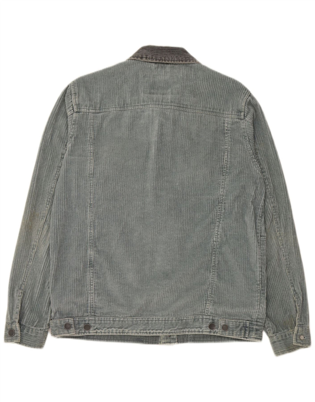 Billabong Mens Corduroy Jacket UK 38 Medium Blue Cotton