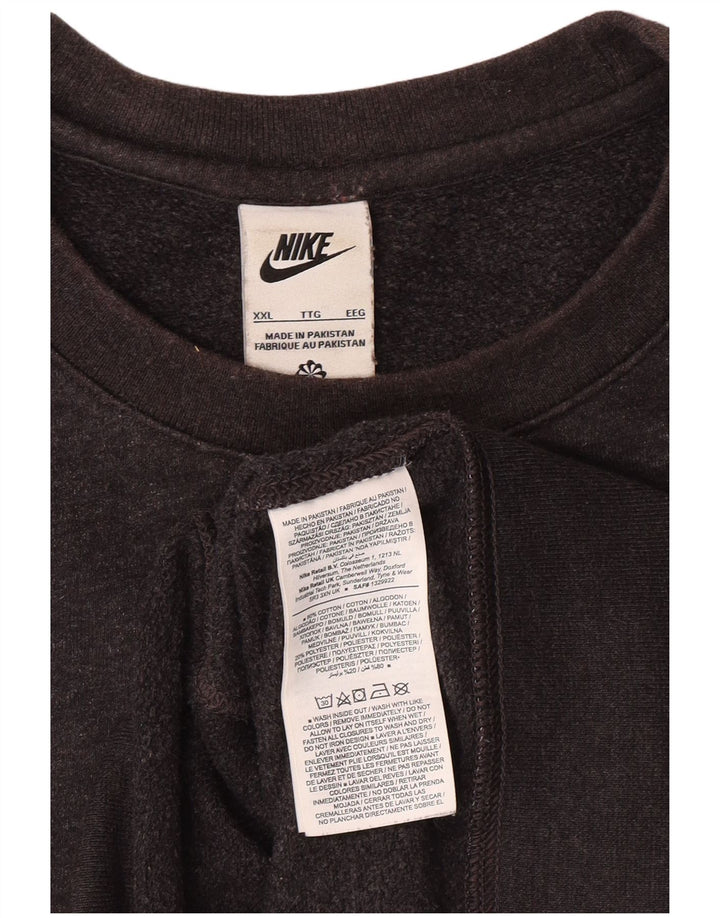 Мужской свитер NIKE 2XL, серый хлопок