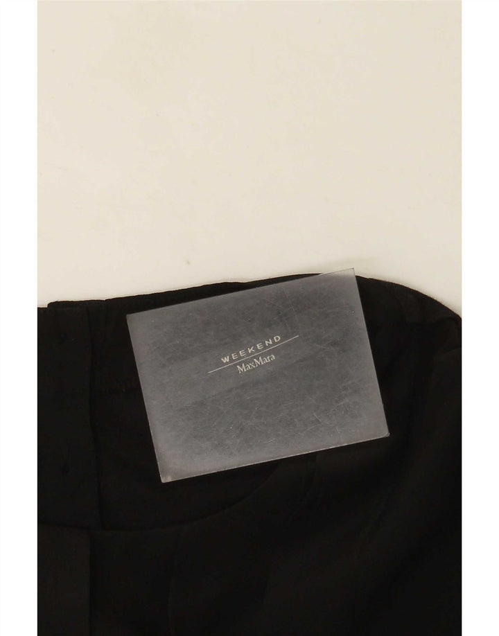 Damska bluzka weekendowa Max Mara bez rękawów, UK 16, duża, czarna
