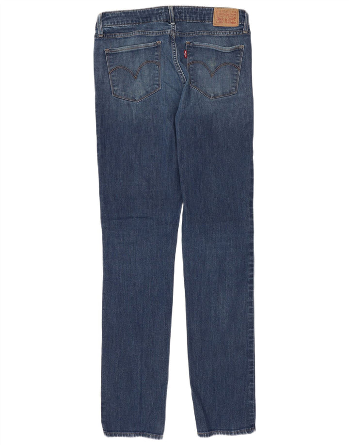 LEVI'S Womens 712 Slim Jeans W29 L34 Blue Cotton