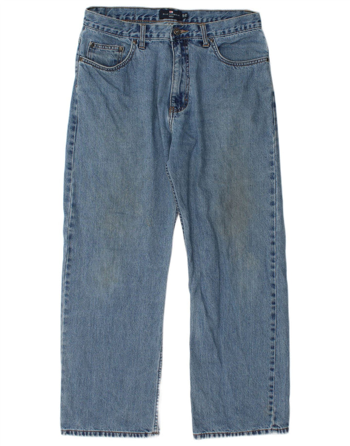 Marks & Spencer Jean droit Blue Harbor homme W34 L29 coton bleu