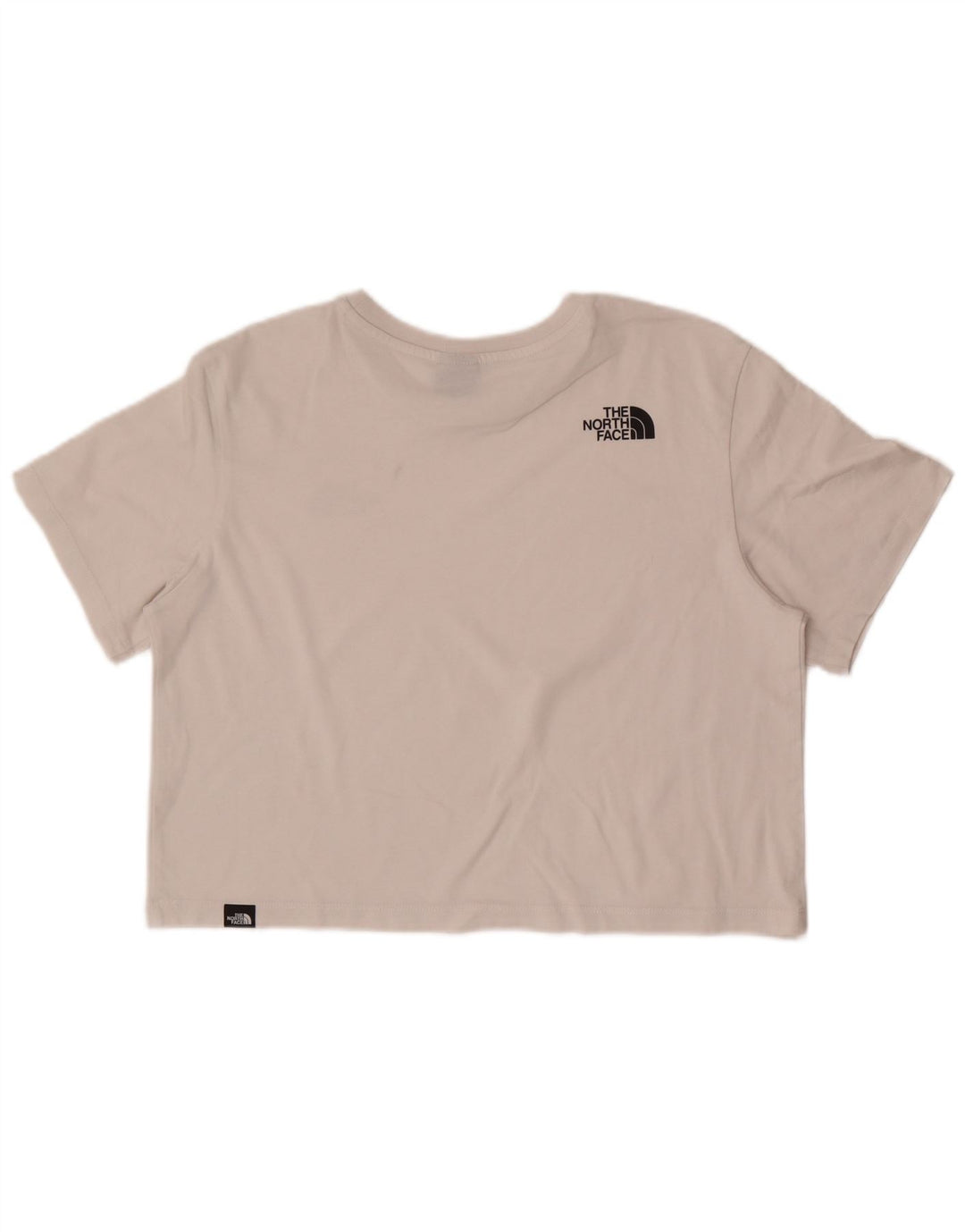 The North Face Womens Crop T-Shirt Top UK 14 Medium White