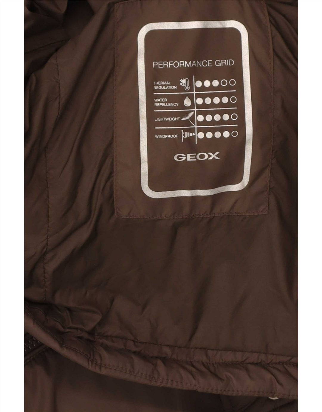 Geox Mens Regular Fit Padded Jacket UK 38 Medium Brown