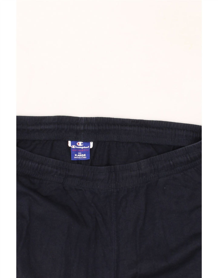 CHAMPION Mens Tracksuit Trousers XL Navy Blue Vintage Champion and Second-Hand Champion from Messina Hembry 