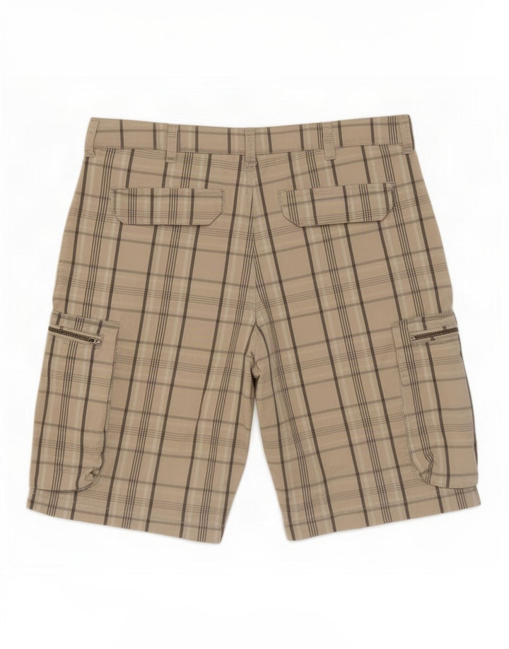 Ανδρικό σορτς Nike Cargo Medium W30 Μπεζ καρό βαμβακερό