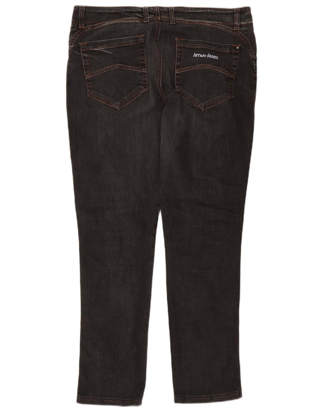 Armani Mens Skinny Jeans W33 L30 Grey Cotton
