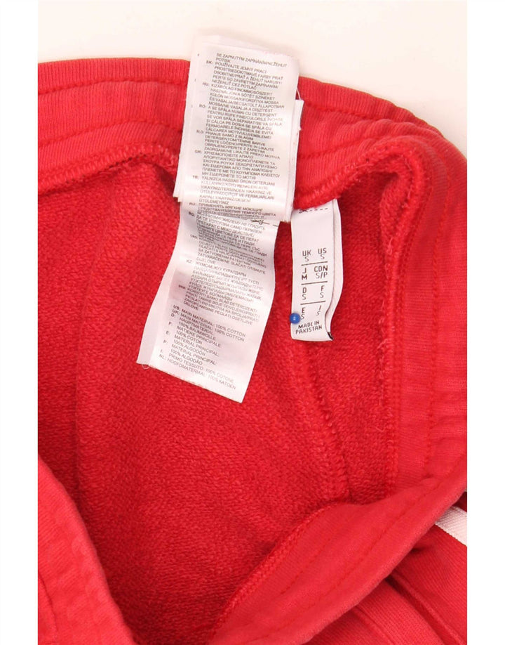 Adidas Mens Sport Shorts Small Red Cotton