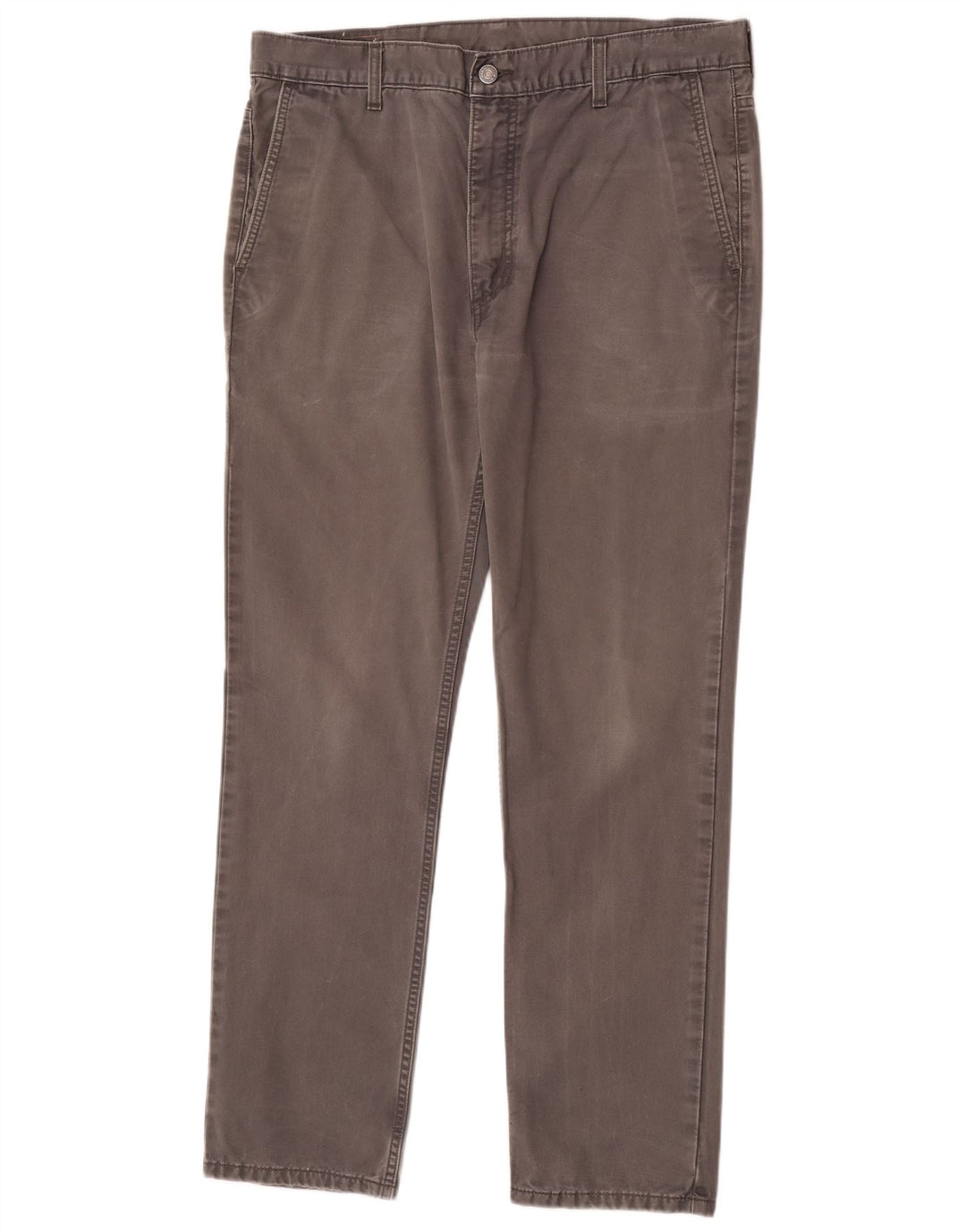 Мужские прямые джинсы Levi's 751 W36 L32 серые, хлопок
