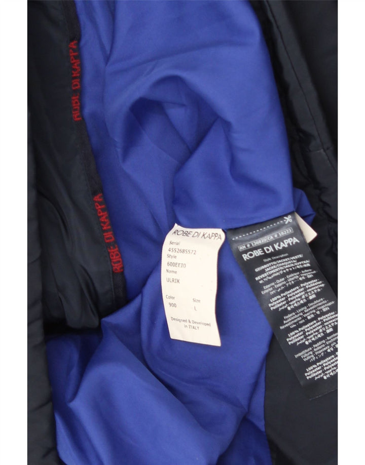 Kappa Herren Wattierte Jacke UK 40 Large Marineblau Polyester