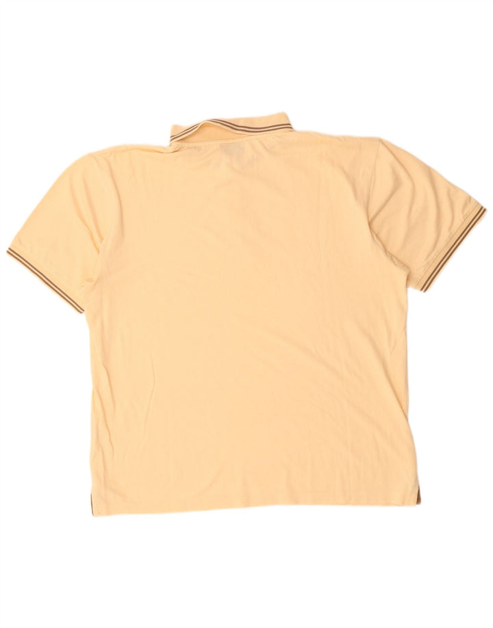 CHAMPION Mens Polo Shirt 2XL Beige Cotton