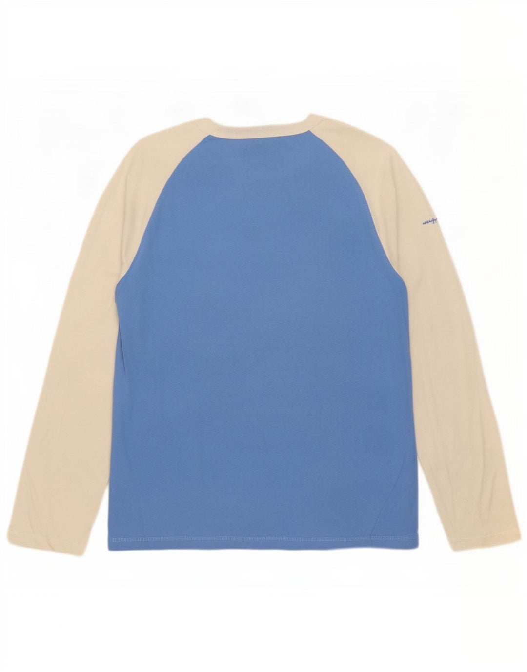 Champion Herre Grafisk Top Langærmet Stor Blå Colourblock Bomuld
