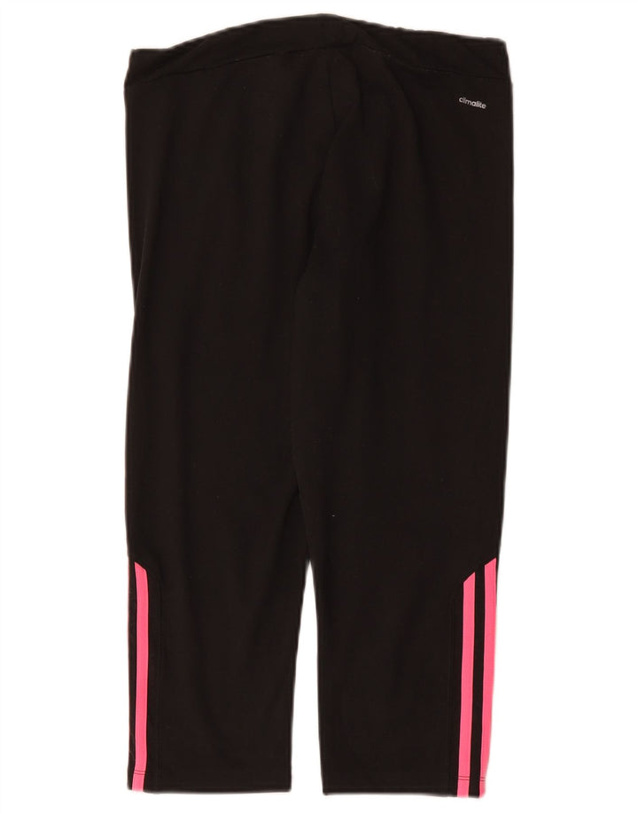 Damskie legginsy Adidas Climalite Capri UK 12/14 Średni czarny poliester