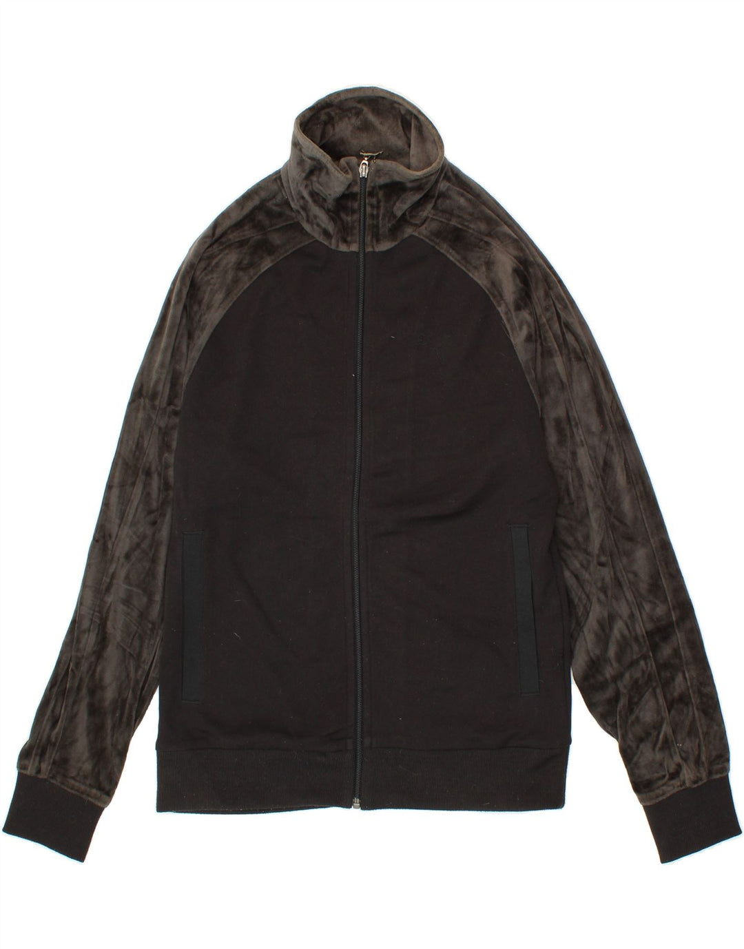 PUMA Mens Tracksuit Top Jacket Medium Black Colourblock Polyester Vintage Puma and Second-Hand Puma from Messina Hembry 