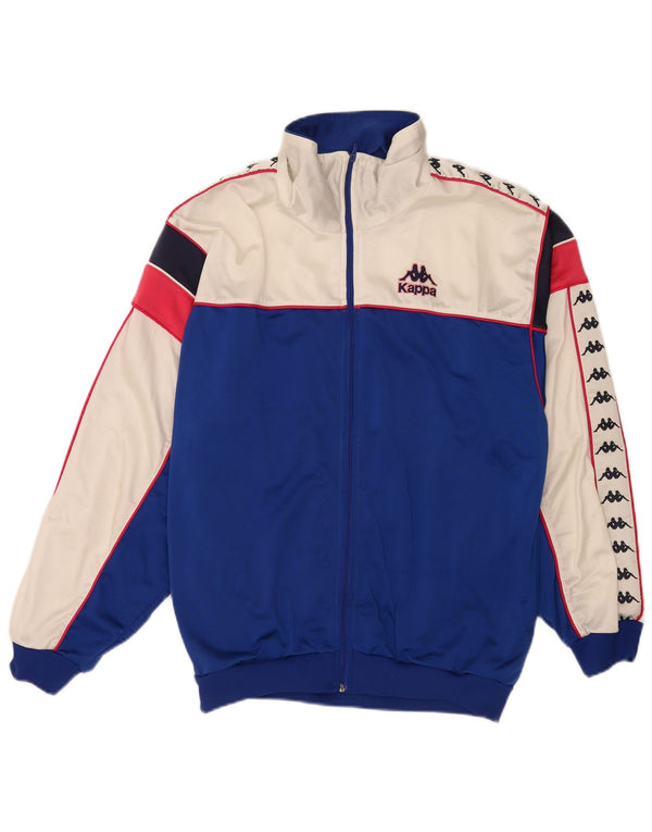 Ανδρική φόρμα φόρμας Kappa γραφική φόρμα Top Jacket Large Blue Colourblock Sports