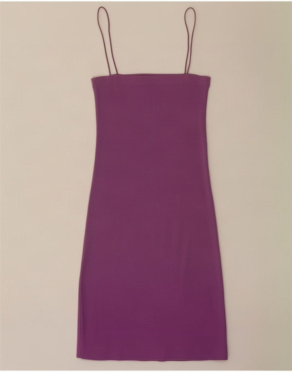 Zara Robe Slip Femme UK 10 Petit Violet