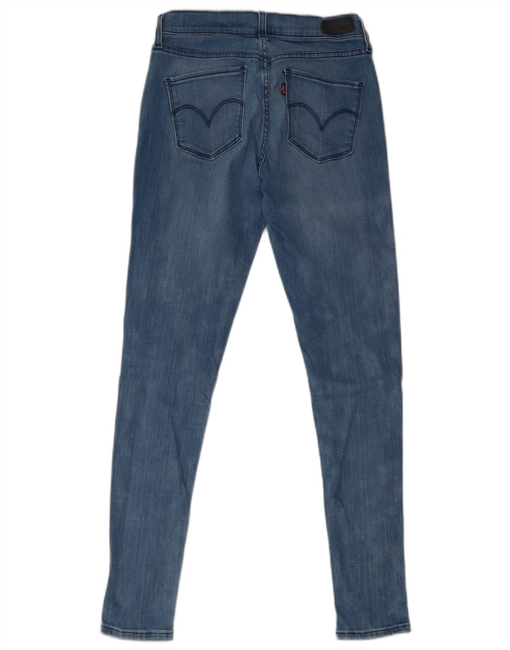 Levi's Womens Skinny Jeans W28 L30 Blue Cotton