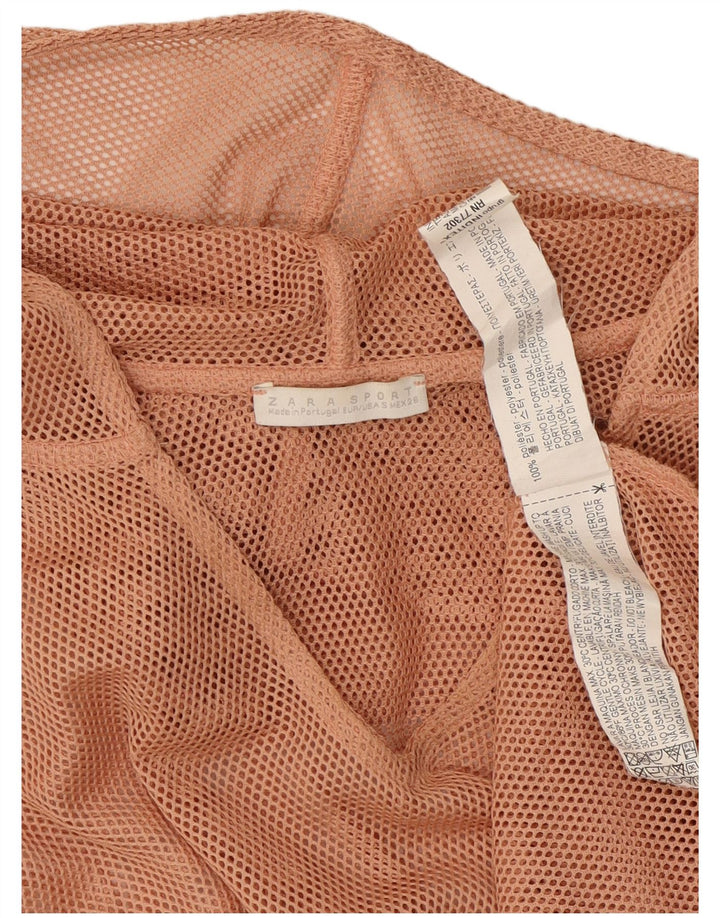 Pulover supradimensionat pentru femei Zara, jachetă de top pentru trening UK 10, roz mic