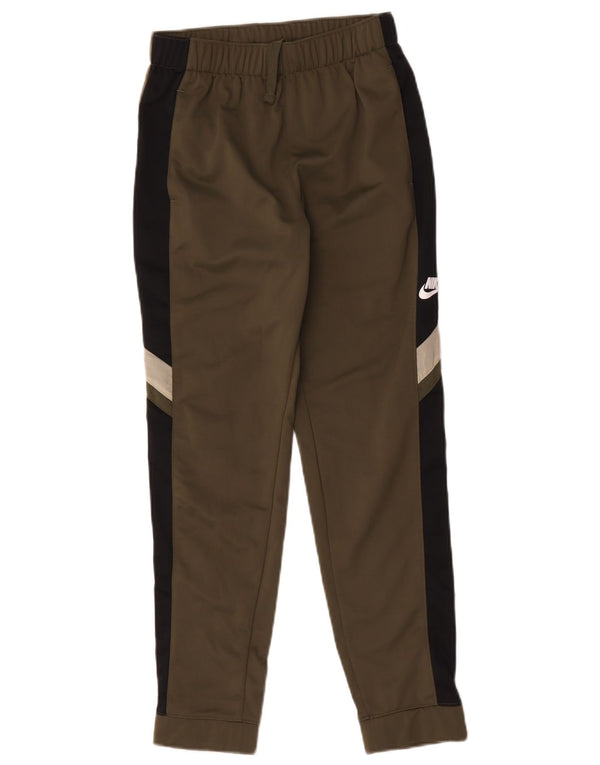 Pantaloni da tuta da ragazza Nike Joggers 12-13 anni Large Khaki Colourblock