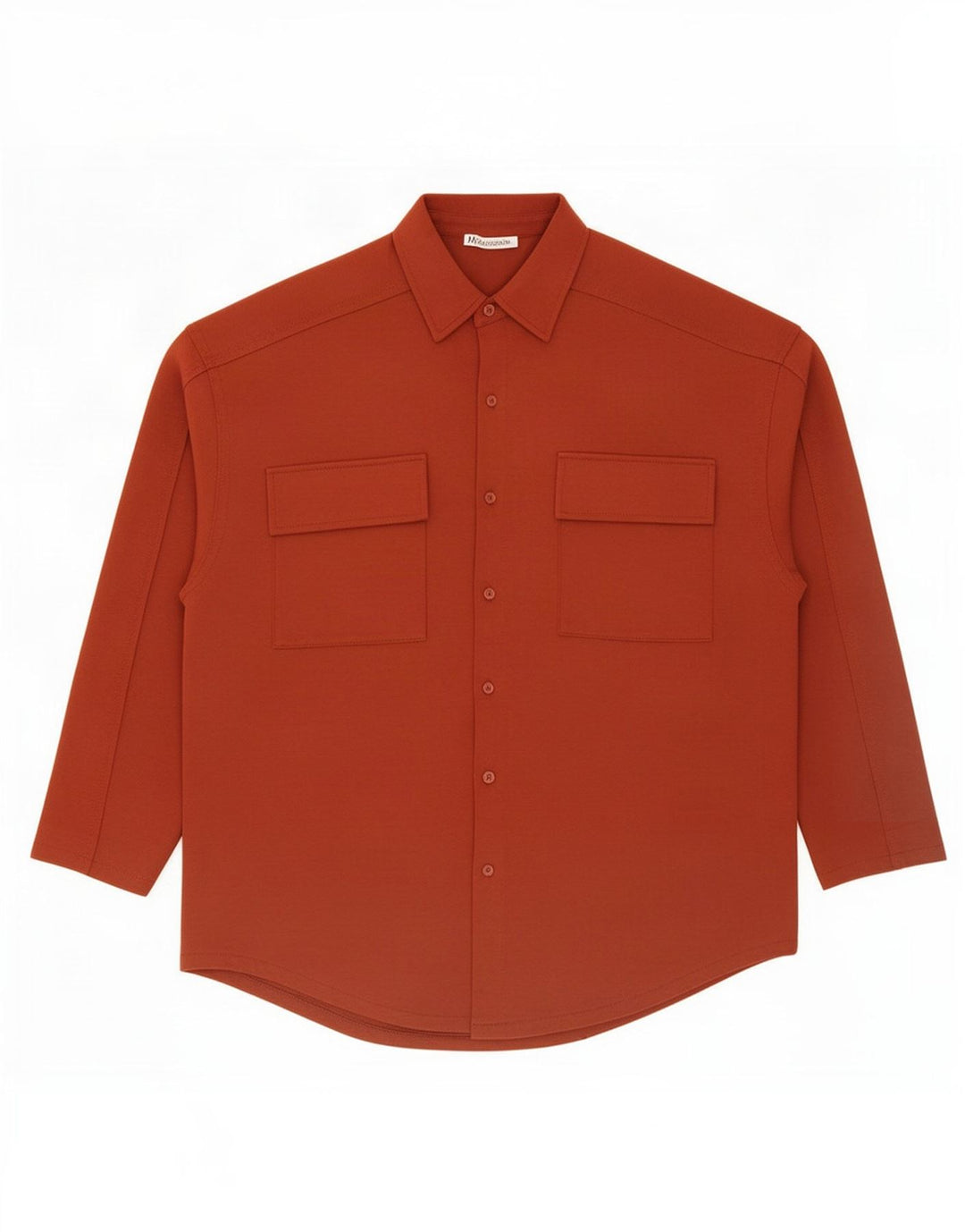Zara Chemise Homme Large Marron