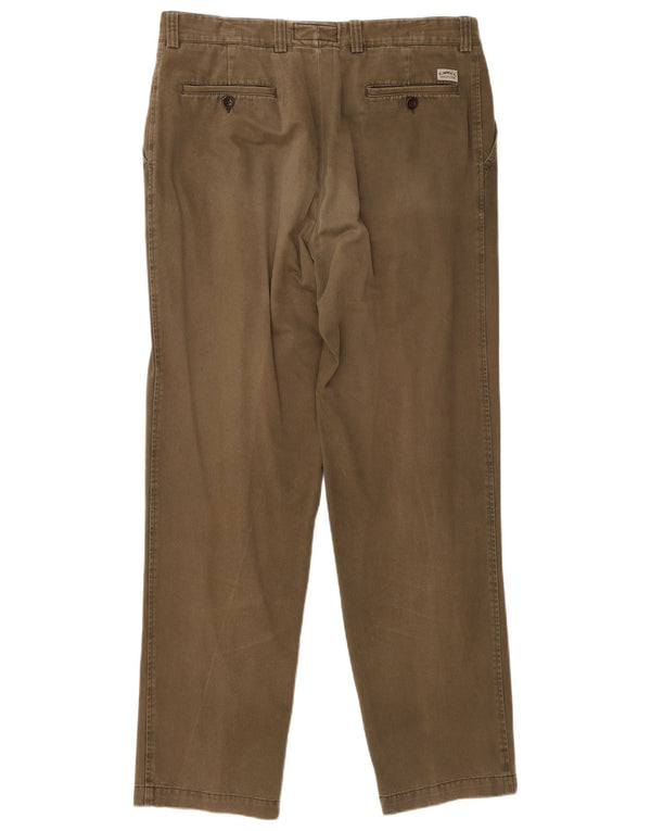Camel Active Mens Pegged Chino Hose IT 52 XL W36 L31 Khaki Baumwolle