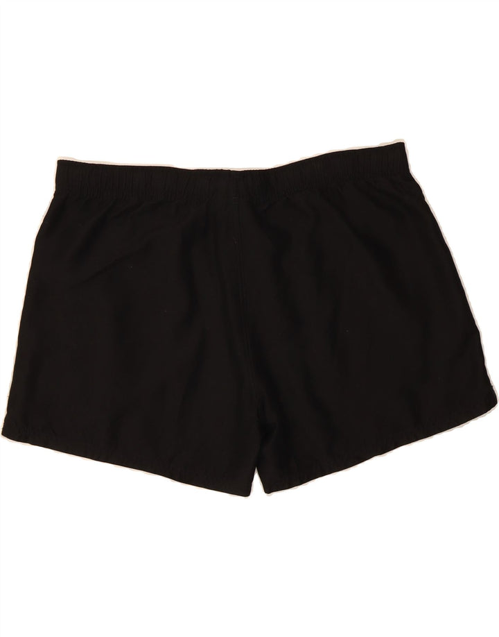 REEBOK Womens Sport Shorts UK 16 Large  Black Colourblock Polyester Vintage Reebok and Second-Hand Reebok from Messina Hembry 