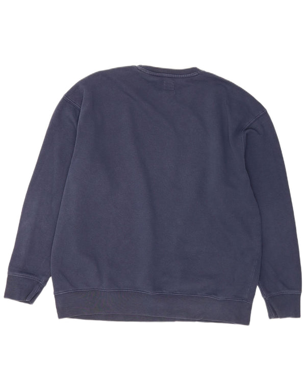 Levi's Mens Relaxed Graphic Sweatshirt Jumper Large Navy Blue Cotton